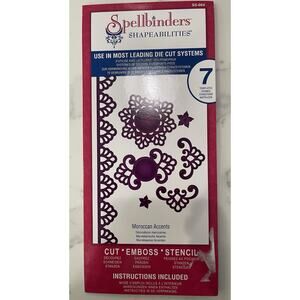 Spellbinders Shapeabilities Moroccan Accents S5-064 Cut Emboss Stencil